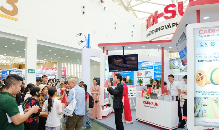 CADI-SUN cùng hơn 110 DN, tập đoàn kinh tế hàng đầu tham gia Triển lãm thành tựu đất nước 